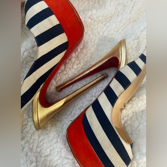 Christian Louboutin Lady Peep Sling Heels 36/5.5 - Picture 5 of 13